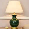 kf-H12d787fe345d4d60ae708a8f9ec8596eq-OULALA-Ceramic-Table-Lamps-Green-Luxury-Brass-Desk-Light-Fabric-for-Home-Living-Room-Dining-Room Abajur Clássico Cerâmica Polido Vermelho ou Verde