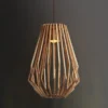 kf-H16885452e39643ba8a51ed1fe34ac73dx-Nordic-Wooden-Cage-Chandelier-For-Living-Room-Dining-Study-Modern-Solid-Wood-Art-Led-Lamp-Indoor Pendente Rústico Natural Gaiola | Miresa São Paulo
