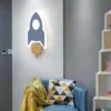 Arandela Parede Quarto Infantil Foguete