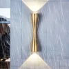 Arandela Moderna Minimalista Dourado IP66