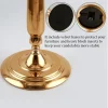 Candelabro Para Vela De Cera Metal e Pingente de Cristal