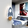 Arandela Parede Quarto Infantil Foguete