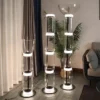 Luminária De Chão Vidro Design Italiano Milan, uma opção de luminária de chão de vidro design italiano, vendida pela Miresa, loja-de-luminárias-São-Paulo.