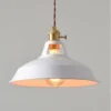 kf-S03581c2511044f0580bde379d51acefab Pendente Industrial Chapéu Alumínio Colorido Fosco