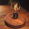 Luminária De Mesa Luz Levitação LED Magnética Vidro Flutuante