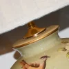 kf-S0fce8bfb80754f129b8bfbc865de26dds-SANDYHA-Flower-Bird-Retro-Led-Desk-Light-Ceramic-Table-Lamp-Living-Dining-Room-Bedside-Study-Night Abajur Clássico Cerâmica Esmaltado Desenho Floral