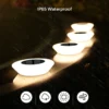 kf-S122e6476a40b457ebb5544f50d8bf232C-4Pack-Solar-Lights-Outdoors-Lamp-360-LED-Floor-Lights-IP65-Waterproof-with-On-Off-for-Garden Spot Solar Para Jardins, Decks e Piscinas 360° LED IP65