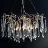 kf-S1260e0ea396a44ba9304c2f7f81c2f38w-Modern-Tree-Branch-Bubble-Crystal-Glass-Chandelier-Brass-Copper-Ceiling-Pendant-Light-Living-Room-Bedroom-Hotel Lustre Galho Árvore com Pingentes de Cristais K9 Transparentes