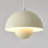 kf-S1558d2dfd5be4c57b8e85dfe6e4eb2d1B-Artpad-Bud-Pendant-Light-Bedside-Lamp-Nordic-White-Green-Yellow-Lustre-Home-Decor-Bar-Lamp-Bedroom Pendente Moderno 1/2 Esfera Com Luz Indireta