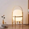 Abajur Cestita Moderno Com Luz Confortável de LED Marca Miresa Abajur Cestita Moderno Com Luz Confortável de LED