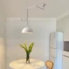 kf-S24bf52e653f248e980bb94f79ec7fab1a-Rotatable-Swing-Arm-Dining-Table-Chandeliers-Fold-Retractable-Long-Pole-Lamp-Modern-Restaurant-Kitchen-Mobile-Hanging Pendente Rotativo Com Cúpula 1/2 Esfera