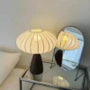 kf-S2ff42ae511d34d62b8e15ab9566e554dl-Retro-New-Chinese-Retro-Desk-Lamp-Girl-S-High-End-Sensation-Wabi-Sabi-Simple-Japanese-Bedroom Abajur Cúpula Tecido Branco Design Japonês