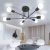 Luminária Sobrepor Luz Geral Com Lâmpada Aparente