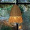 Pendente de rattan retro wabi sabi (Pendente Retro Wabi Sabi Rattan), disponível na Miresa, loja-de-luminárias-São-Paulo.