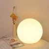 Abajur Bola Branca Leitosa