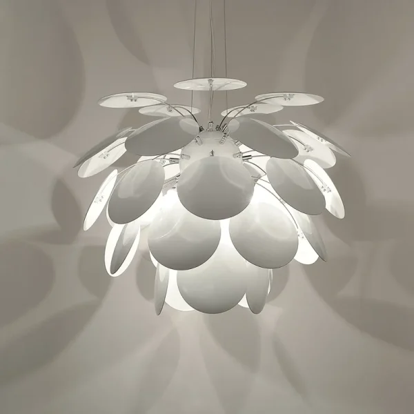 Lustre Abacaxi Plástico Moderno Branco Marca Miresa