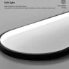 kf-S3cb083b84be94ce4a88ad55582558c5fp Pendente Retangular Oval Alumínio Preto ou Branco