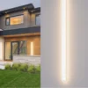 Arandela Linear Para Jardins e Fachadas Com Luz De LED | Miresa | loja-de-luminárias-São-Paulo Arandela Linear Para Jardins e Fachadas Com Luz De LED, uma opção de arandela linear jardins, vendida pela Miresa, loja-de-luminárias-São-Paulo.