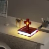 Luminária Mesa Cruz Levitação Magnética Cruz Cristã
