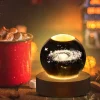 Luminária De Mesa Globo 3D Vidro
