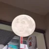 kf-S5330ea3ac41347ac8aec14ba4d5e66adc-Room-Bedroom-Decoration-3D-Print-Moon-Ceiling-Ball-Cable-Lamp-Warm-Creative-Dining-Table-Modern-Creative Pendente Redondo Textura LUA 3D