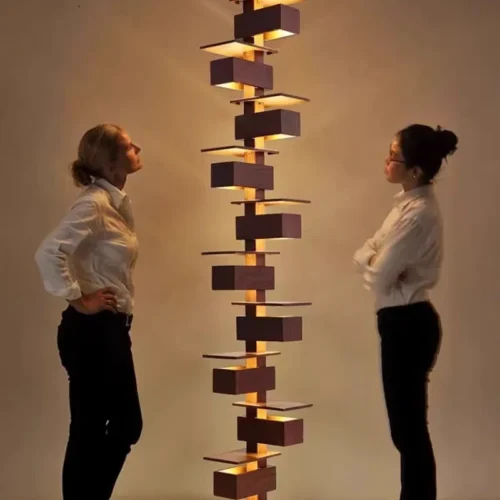 Luminária Contemporânea Arte Chinesa