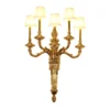 kf-S579131ff24174ee4959c07079c40dc94X-French-large-5-lights-with-shade-copper-antique-wall-lamp-luxury-wall-light-brass Arandela Design Francês Com Cúpula Maria Teresa