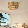 kf-S5bc75035e4a84b63a98d3d9c8bd8f808B Luminária Sobrepor Japonês Vintage Cânhamo | Comprar com Frete Grátis