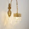 kf-S5d940f8c60a74e4c8aedd2e8ee02dc20s Arandela Lustre Dourado Francês e Cristal K9
