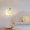 Luminária Pendente Lua e Ursinho