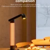 kf-S5e6104b8494b4baebed78105788fb147W Luminária De Mesa Articulada Controle SmartPhone