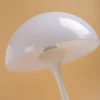 Luminária Chão Cogumelo Branca Leitosa