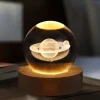 Luminária De Mesa Globo 3D Vidro
