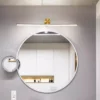 kf-S68c7d00165a74493adf668cf5d3af341C-New-LED-mirror-lamp-modern-black-white-wall-lamp-for-flat-bedroom-vanity-lamp-cloakroom-dressing Arandela Linear Branco ou Preto Para Quadros e Espelhos