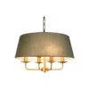 Lustre Moderno Cúpula Redonda Com Iluminação Super Confortável