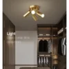 kf-S7516c1fc786f43a28de8f1a1abc4e3abp-Fumi-Modern-Industrial-Semi-Flush-Mount-Ceiling-Light-Gold-Classic-Retro-Ceiling-Light-Fixture-for-Hallway Luminária Spot Dourado Industrial