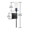 kf-S782237eceb254ab0877731a564e6f7cfL-Modern-USP-Charging-LED-Wall-Light-Glass-Lampshade-Bedroom-Bedside-Decoration-Lighting-Sconce-Fixture-Living-Room Arandela Moderna Com Entrada USP Para Carregar Smarthpone