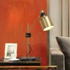 kf-S7d825182b9b740ef865a87ff3c2fcb63s Luminária Mesa Dourado e Preto Design Americano