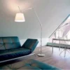 kf-S7f789773de3d414ba985f8ca4d01003cW-Long-Arm-Floor-Lamp-Korean-Design-Desk-Lamp-Blog-Main-Net-Celebrity-Nordic-Middle-Sofa-Rocker Luminária Chão Articulado Cromada e Cúpula Tecido Branca