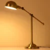 kf-S81d2c94cf8304745866a539bbe5412ddQ-New-American-Desk-Lamp-Eye-Protection-Bronze-Metal-Folding-Hotel-Home-Decoration-Hotel-Bedroom-Study-Table Luminária Mesa Bronze Articulada Design Americano