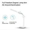 kf-S97034898880d466382240da55dcf6d83Z-Xiaomi-Mijia-Philips-Table-Lamp-3-LED-Smart-Desk-for-Room-Bedside-Reading-Light-10-Level Luminária De Mesa Flexível Branca Philips