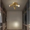 kf-S9c2ac2bfc93548109f62c704bf0dc8f0E-Fumi-Modern-Industrial-Semi-Flush-Mount-Ceiling-Light-Gold-Classic-Retro-Ceiling-Light-Fixture-for-Hallway Luminária Spot Dourado Industrial