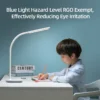 kf-Sa83c39199c944973850b17e5ccd4bcb1L-Xiaomi-Mijia-Philips-Table-Lamp-3-LED-Smart-Desk-for-Room-Bedside-Reading-Light-10-Level Luminária De Mesa Flexível Branca Philips