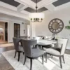 kf-Sae82751daca9458d9444af9235f5db5aI-Luxury-Lamp-Modern-Chandeliers-For-Living-Room-Light-Fixtures-Dining-Room-Staircase-Decoration-Home-Lighting-E14 Lustre Moderno Cúpula Redonda Tecido Branco