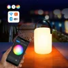 kf-Scbdaffeab53b40d69c9c255fb20cf577i-16-Color-Tuya-Intelligent-Remote-Control-RGB-LED-Outdoor-Waterproof-Cordless-Table-Lamp-Camping-USB-Charging Luminária Mesa Portátil Sem Fio LED RGB