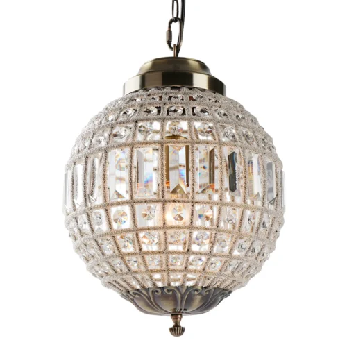 Pendente Bola De Cristal Retro Vintage