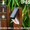 Luminária Para Deck Luz Solar Decoração Para Jardins