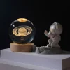 Luminária De Mesa Globo 3D Vidro
