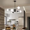 kf-Sde3c2fef2fd8407ea277caff5cda7f7bO-Nordic-Glass-Ball-Chandelier-Lighting-Fixtures-Home-Dining-Room-Pendant-Light-Bedroom-Restaurant-Bar-Art-Deco Lustre Moderno Átomo Com Bolas de Vidro