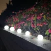 kf-Se156ce1953be4d6db87c804dad2be0d4r Luminária Bola De Plástico Branco Leitoso Para Jardins e Piscinas